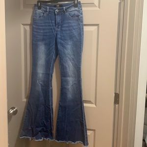 Wide Leg Flare Jeans
